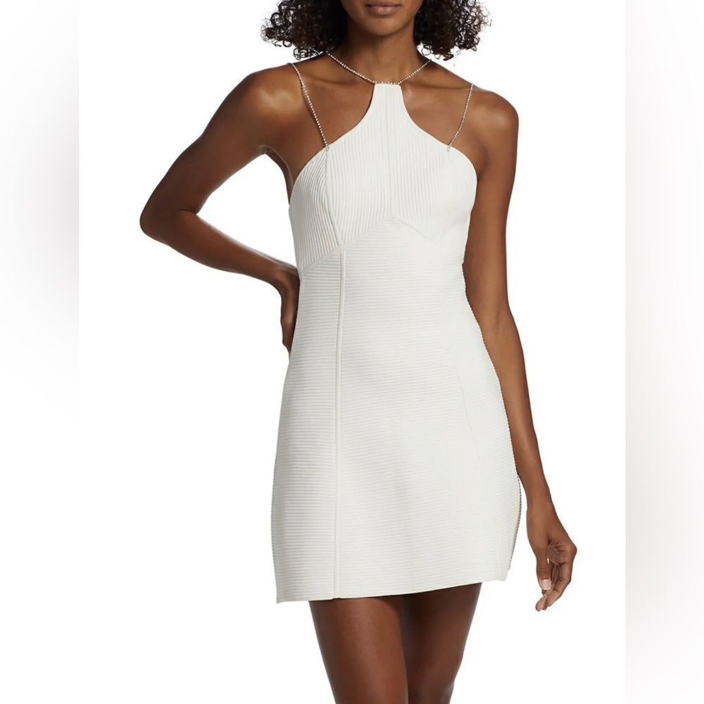 Herve Leger Ottoman-Knit Minidress size XS
